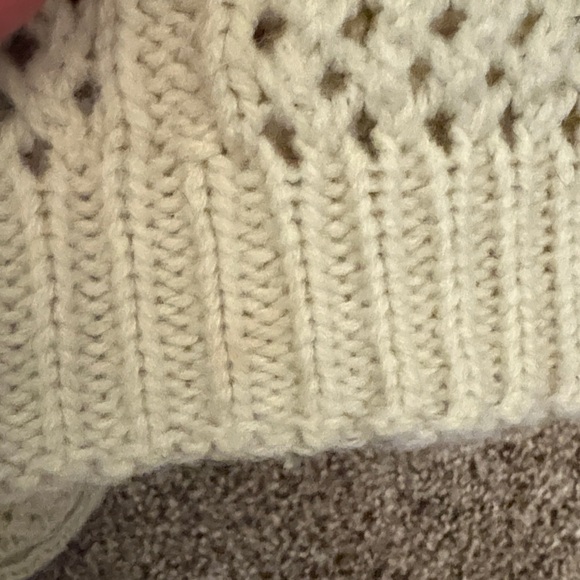 Buckle Cream Knit Leg Warmers - Picture 2 of 2